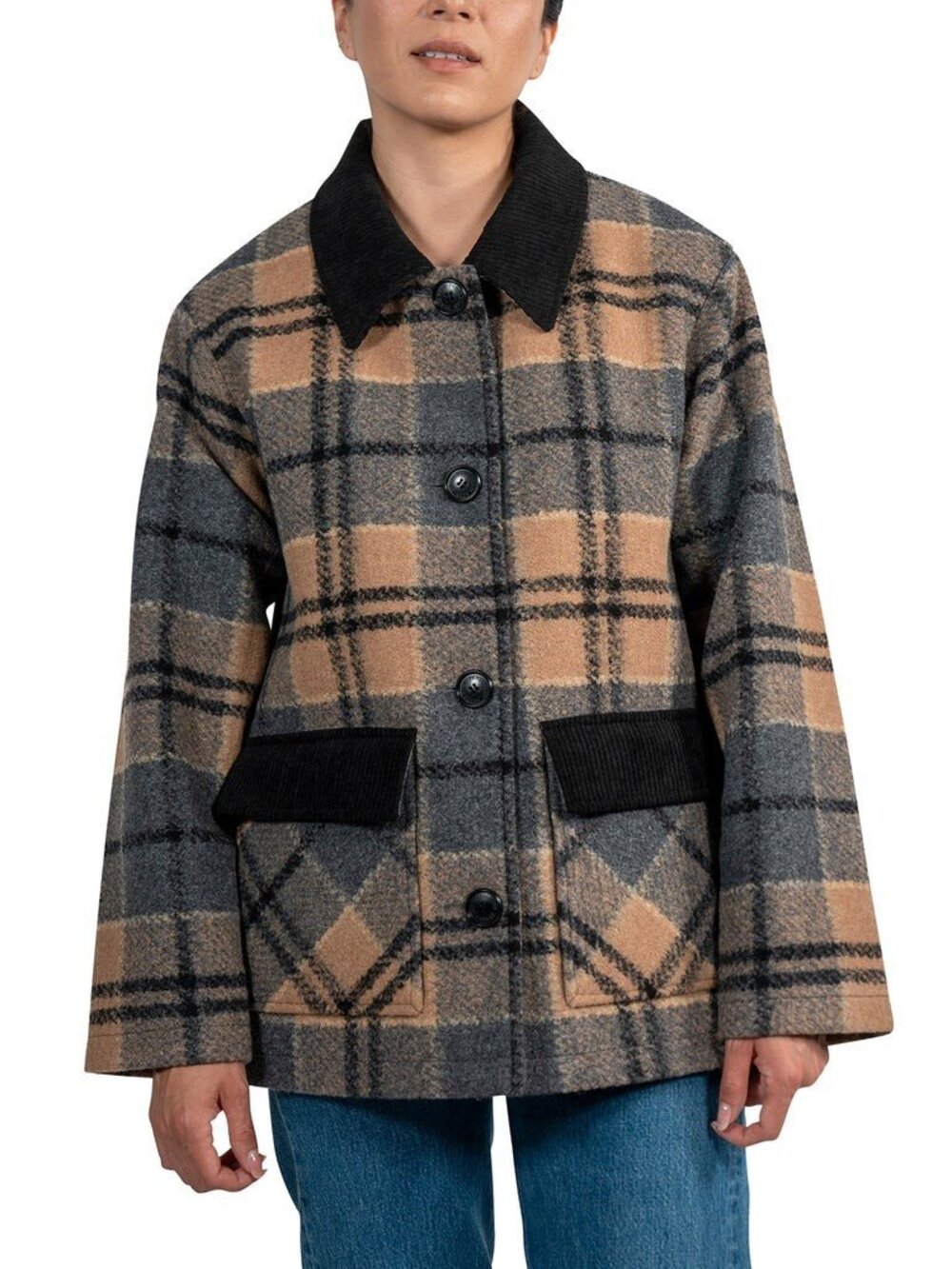 Pendleton Women's Wool Blend Barn Coat